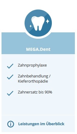 Hallesche Zahnzusatzversicherung MEGA.Dent